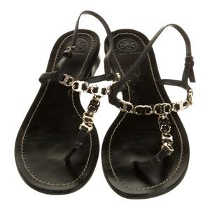 Tory Burch leather sandals Great condition!